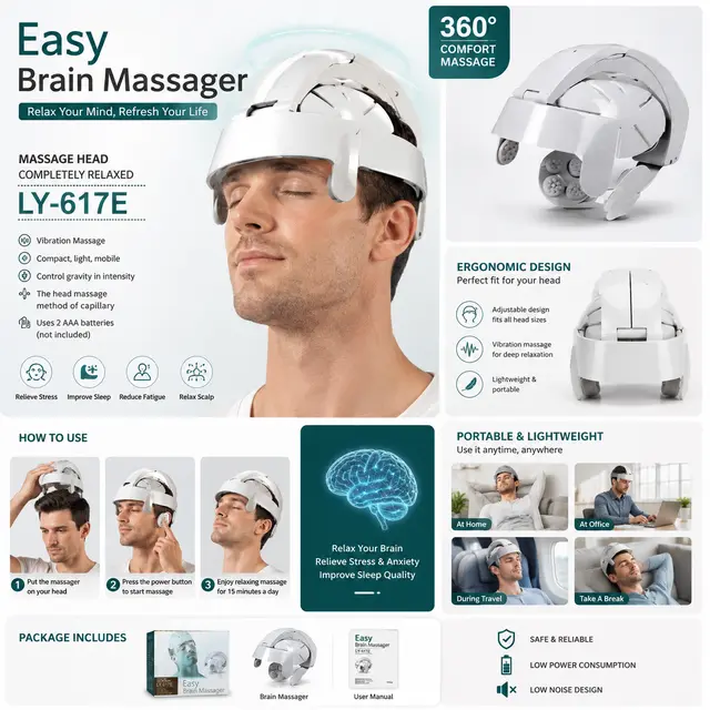 LY-617E Easy Brain Massager