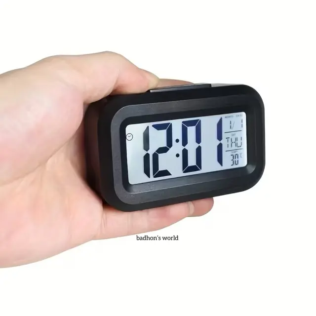 LED Mini Digital LCD Table alarm clock Timers T0388