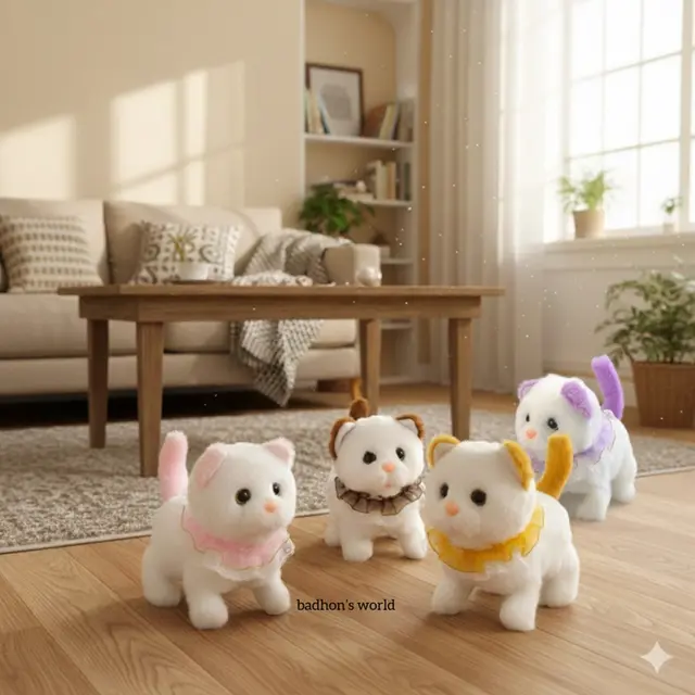Electronic Plush Kitten Smart & Realistic Cat Toy