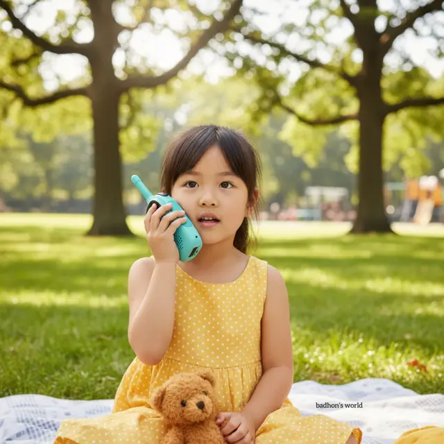 Rechargeable kids walkie-talkies